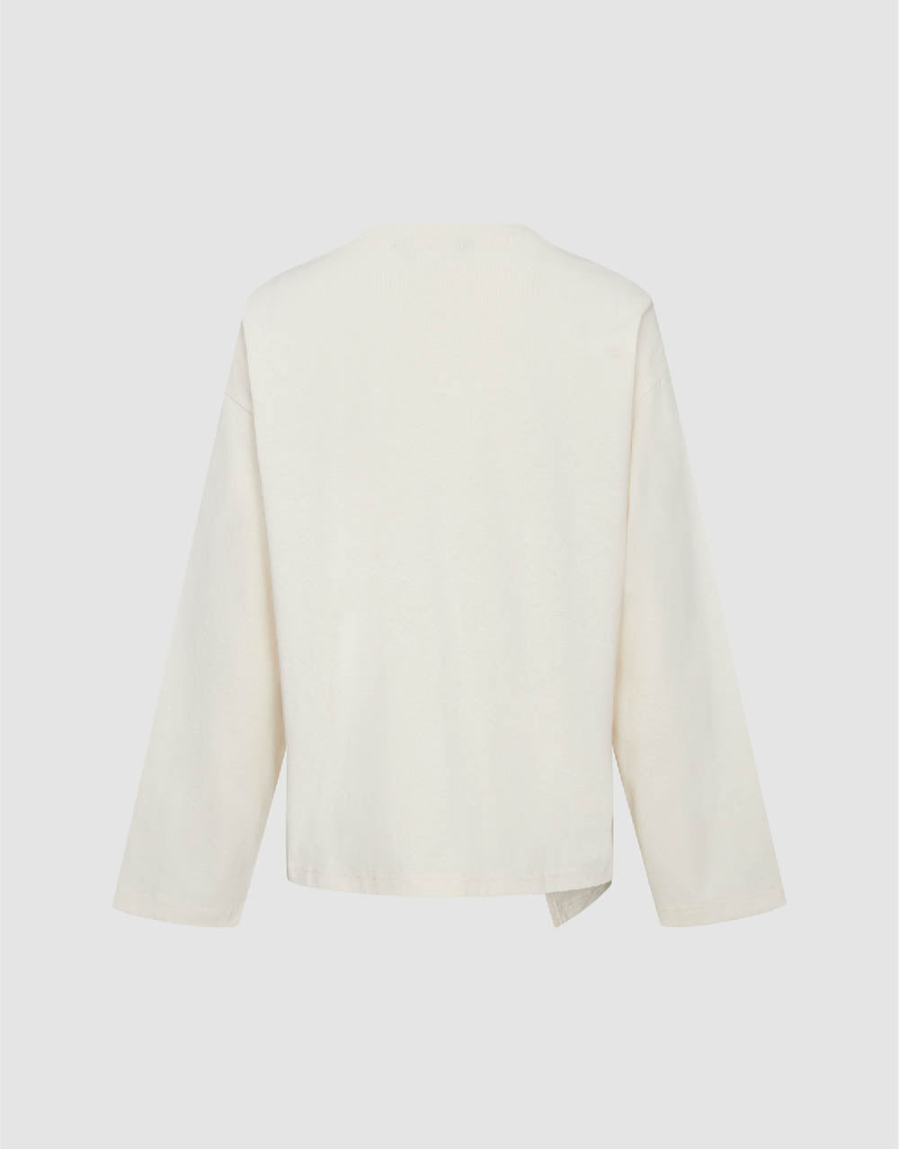 Asymmetric Crew Neck Regular T-Shirt
