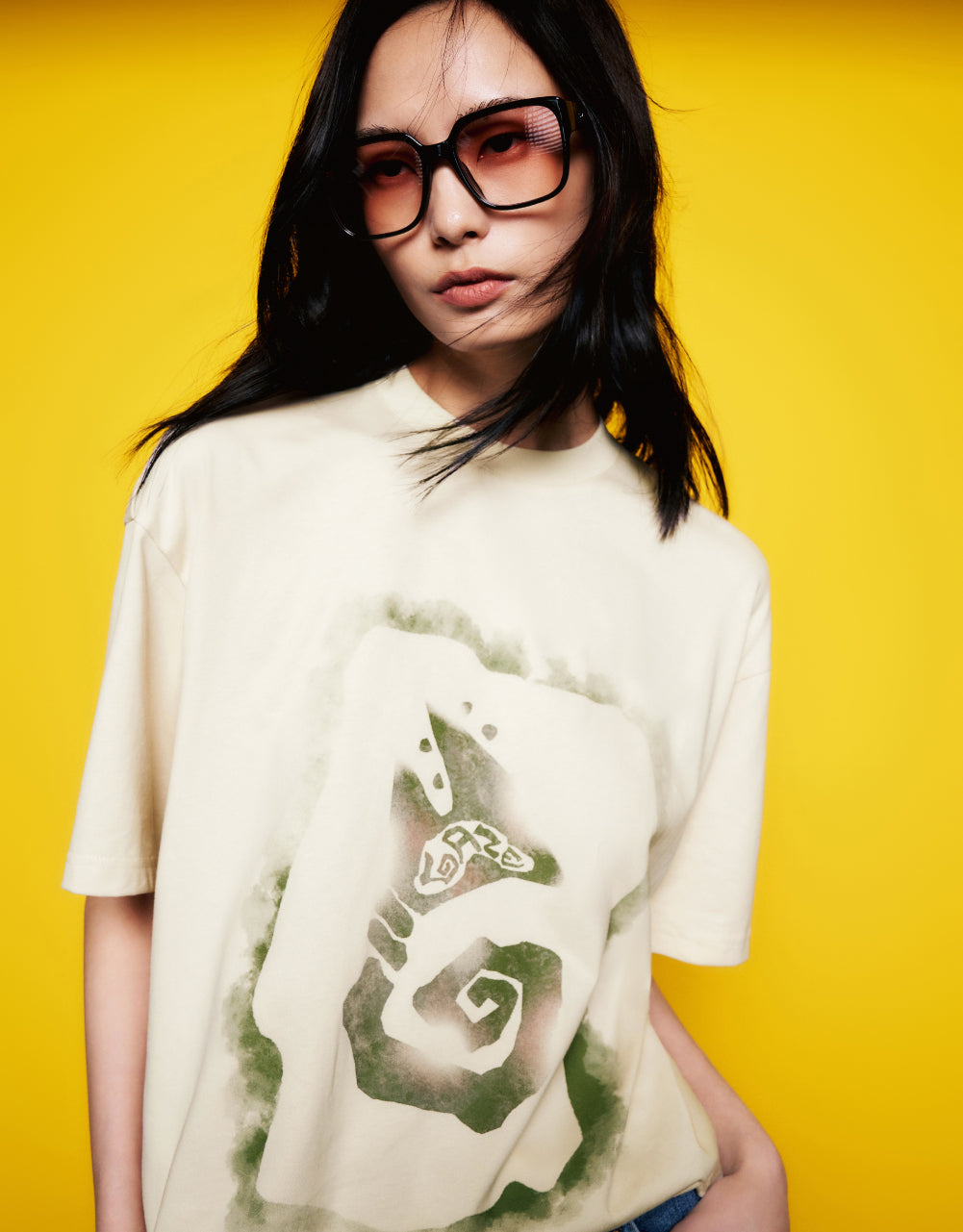 Printed Crew Neck T-Shirt