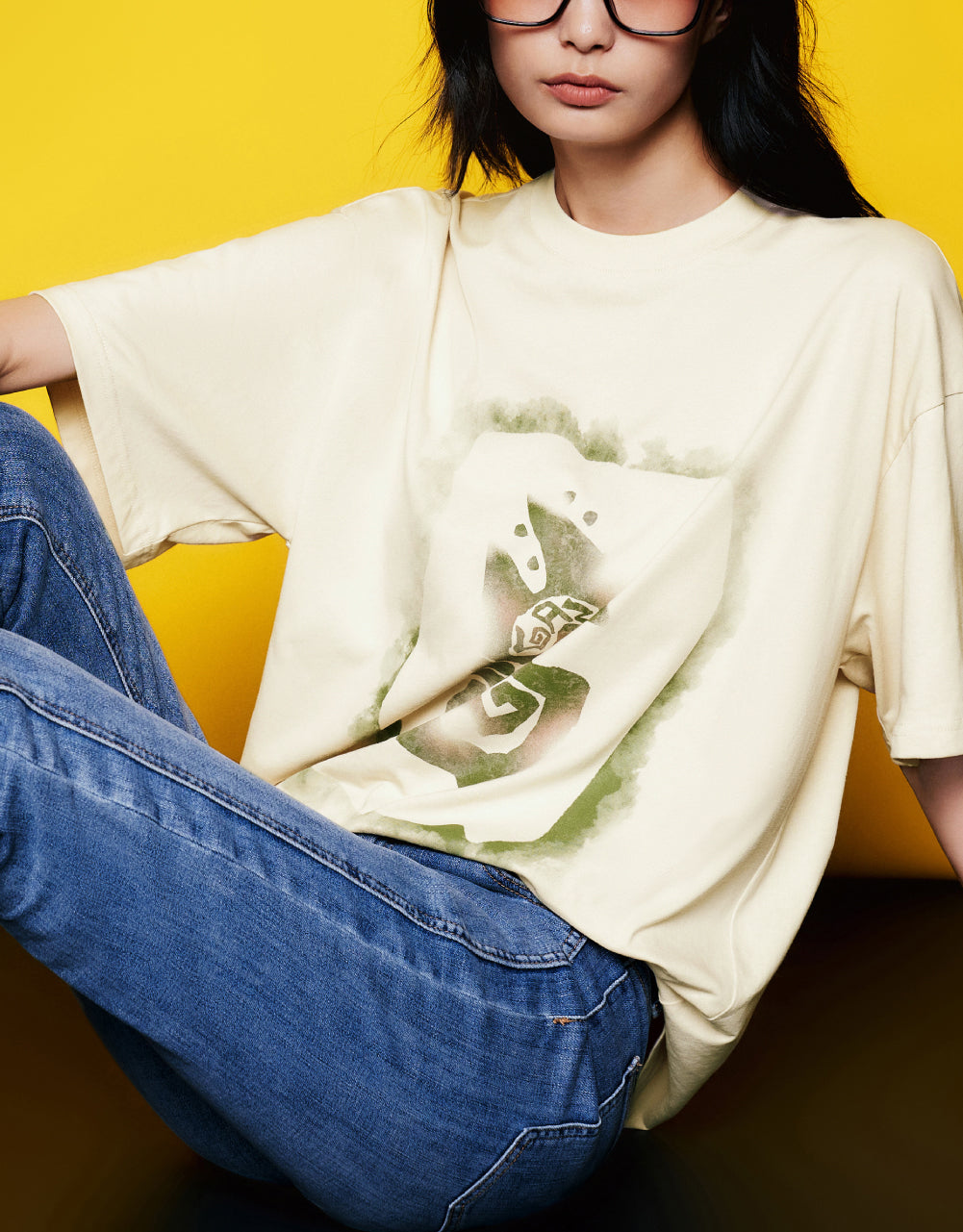 Printed Crew Neck T-Shirt