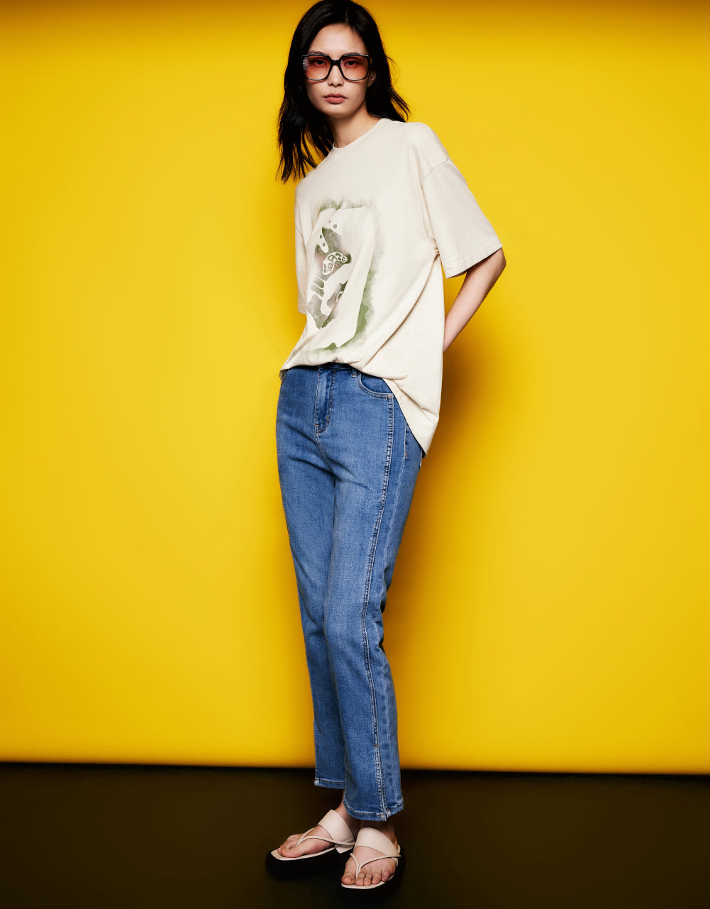 Printed Crew Neck T-Shirt