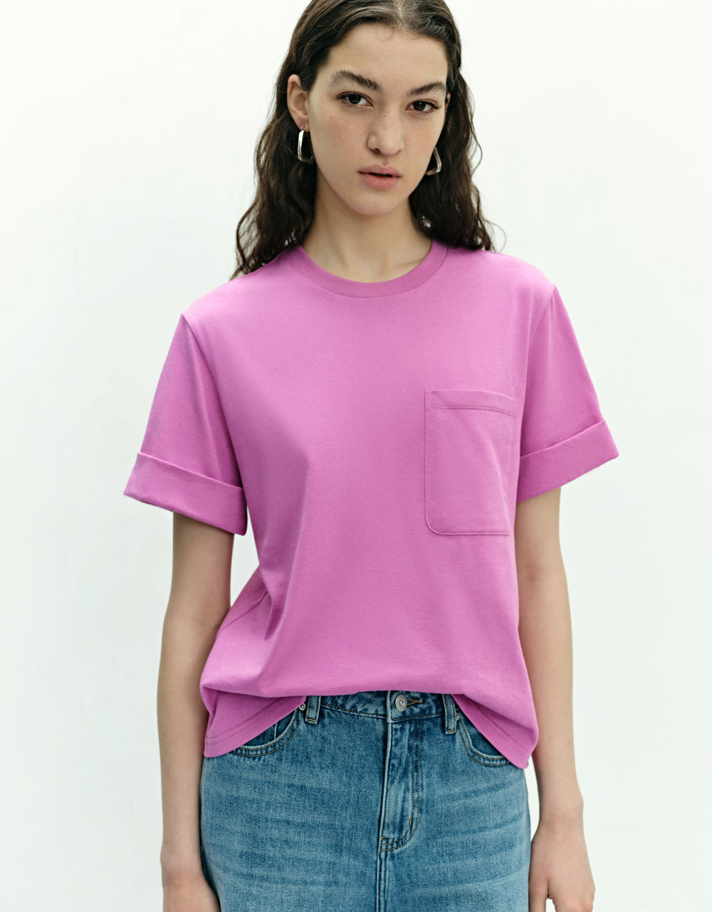 Straight Crew Neck T-Shirt