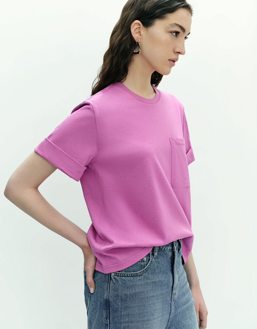 Straight Crew Neck T-Shirt