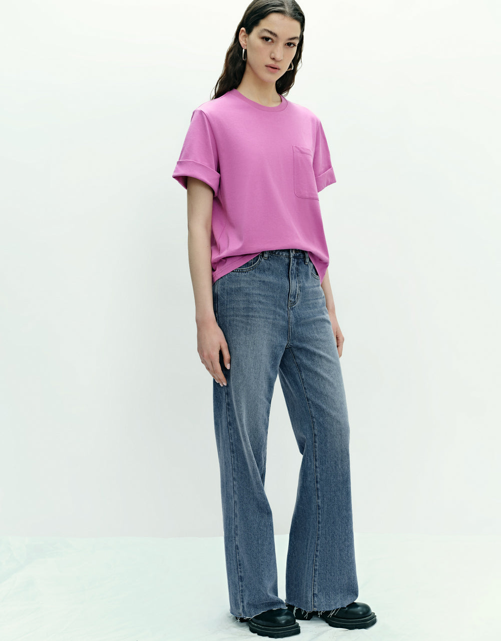 Straight Crew Neck T-Shirt