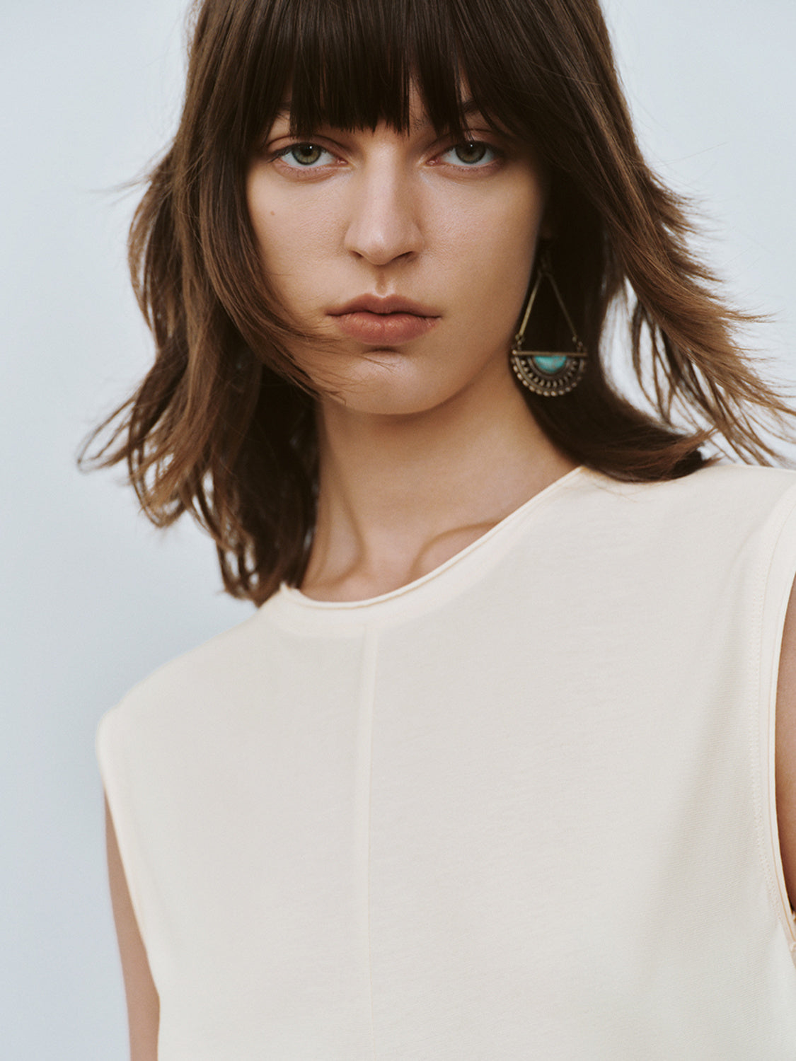 Crew Neck Skater Tank Top