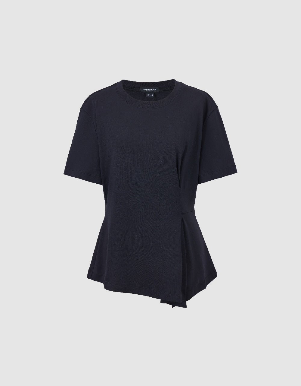 Asymmetric Crew Neck T-Shirt