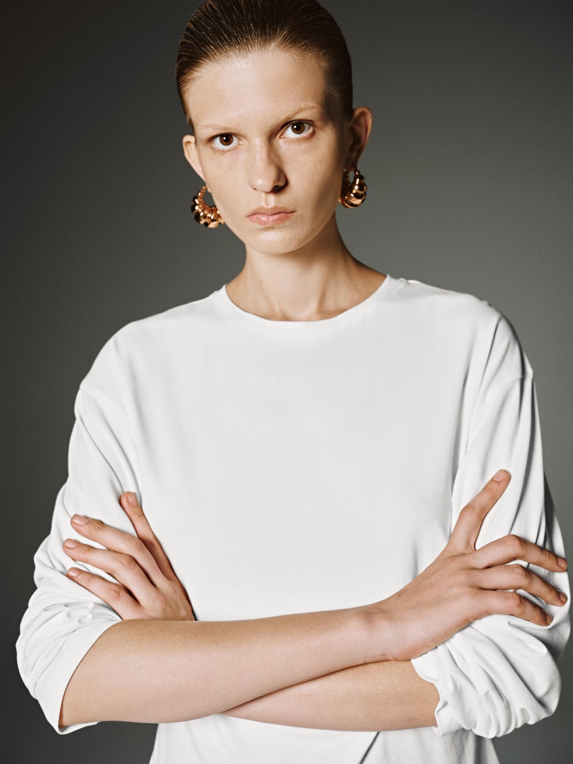 Tie Side Long Sleeve T-Shirts