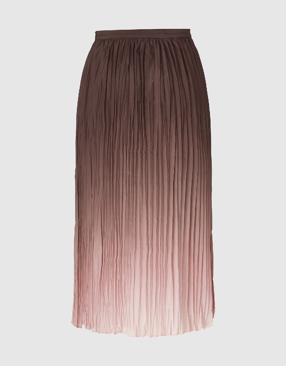 Elastic Waist A-Line Skirt