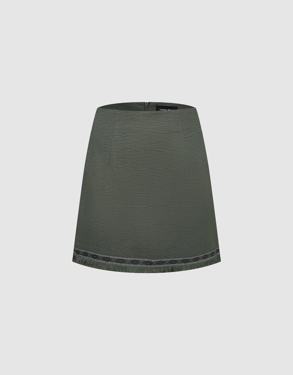 Textured Mini A-Line Skirt