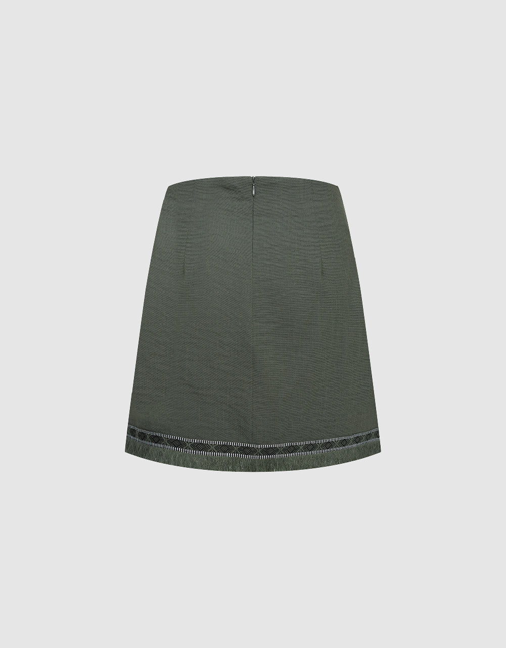 Textured Mini A-Line Skirt