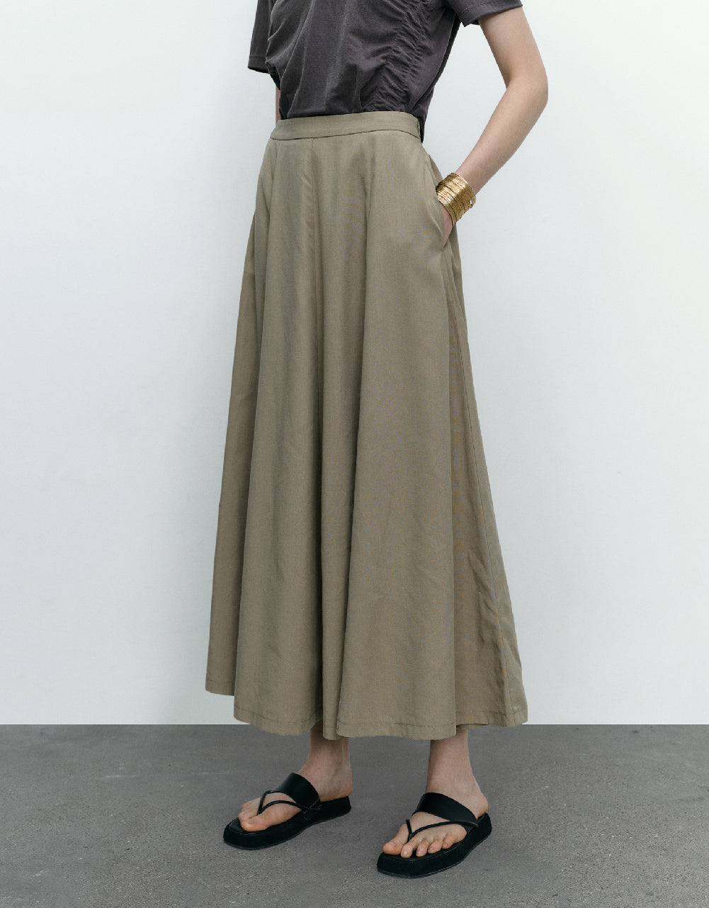 Maxi A-Line Skirt
