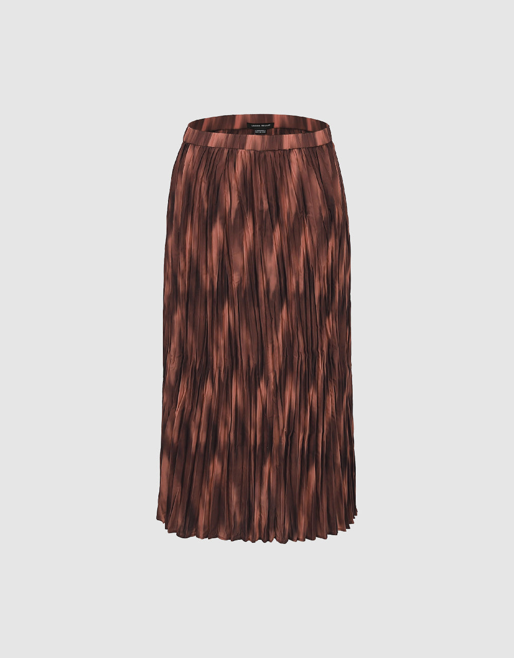 Elastic Waist A-Line Skirt
