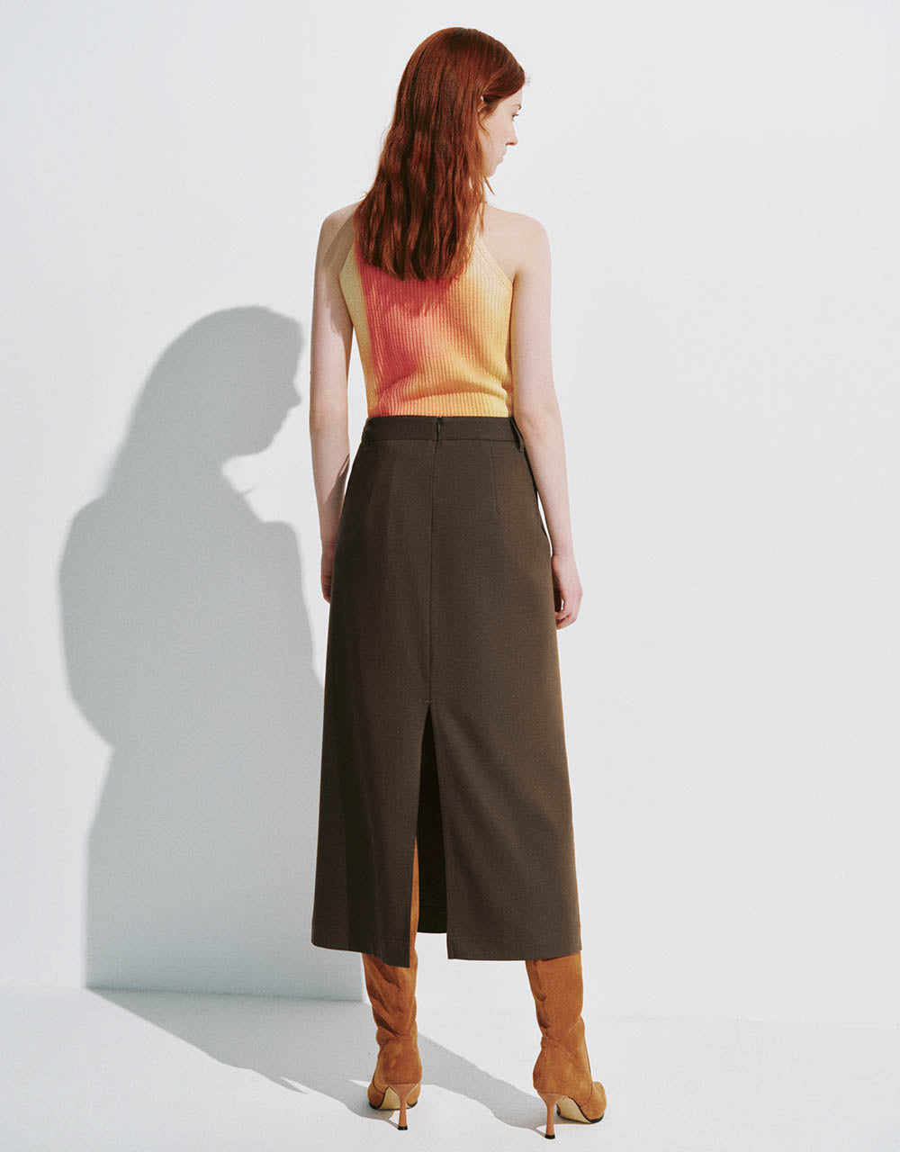 Midi Straight Skirt