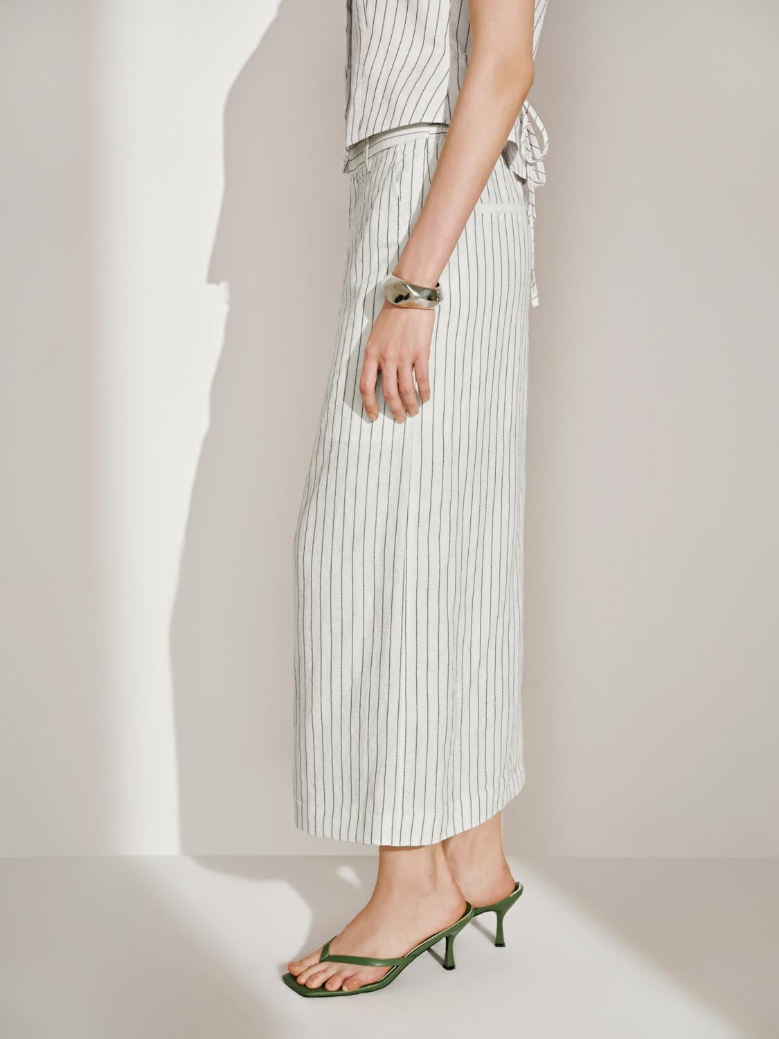 Striped Straight Skirts