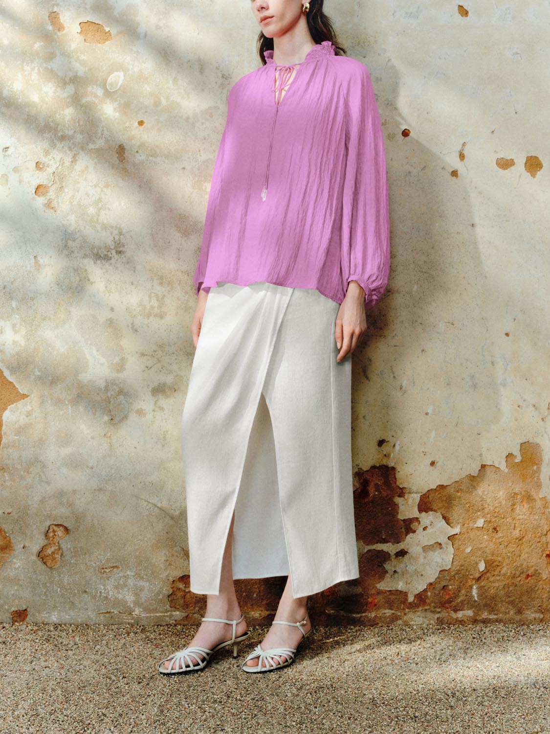 Draped Straight Skirts