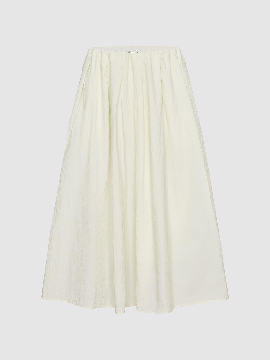 Elastic Waist Full Maxi Skirts