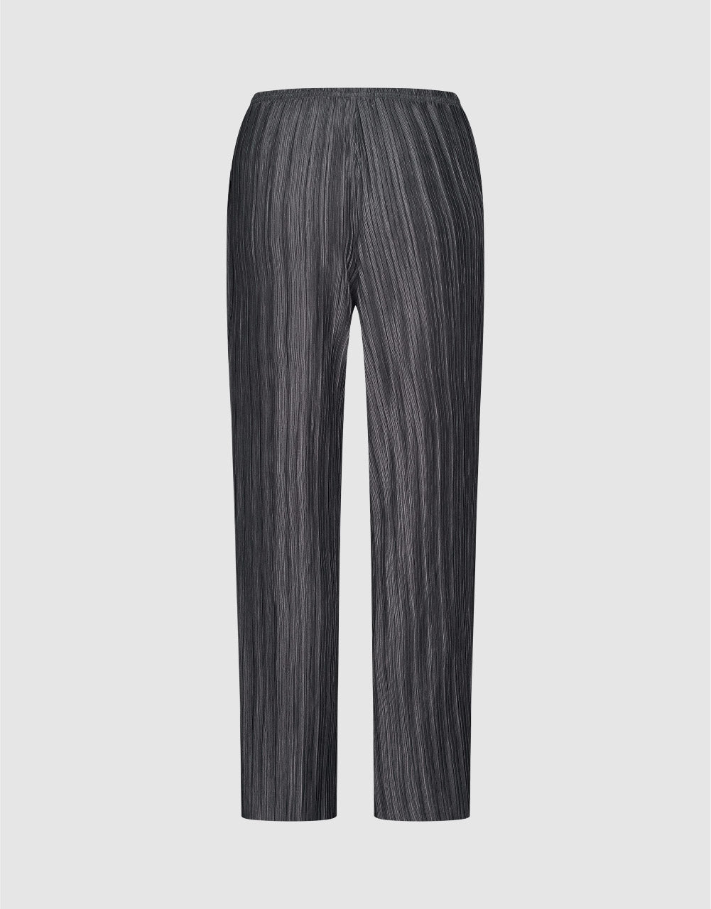 Textured Knitted Long Straight Pants