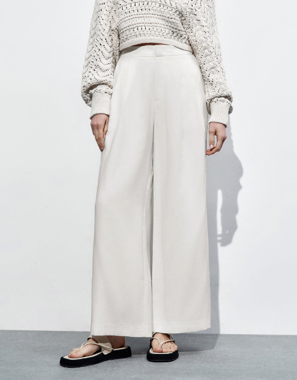Loose Wide-Leg Pants