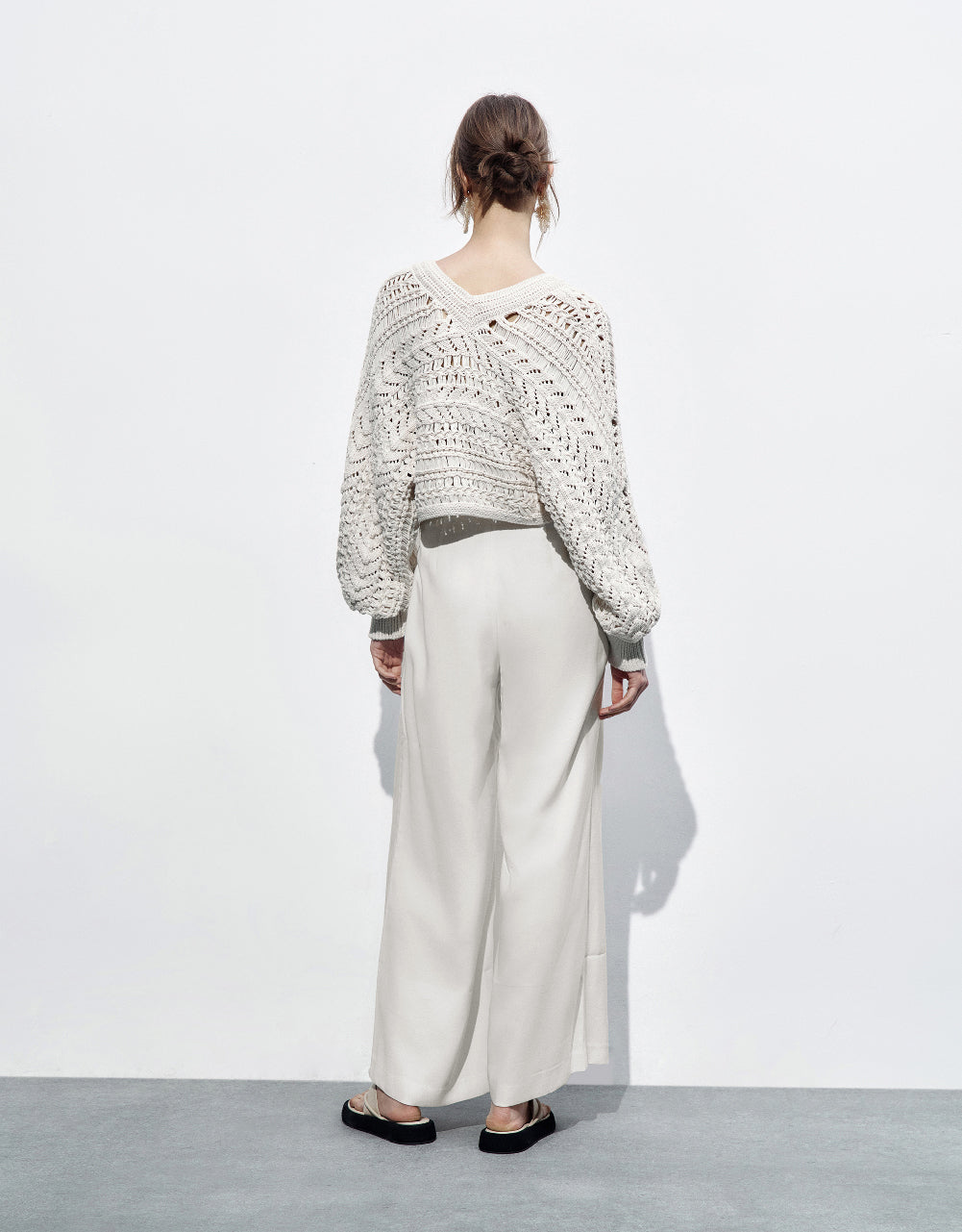 Loose Wide-Leg Pants