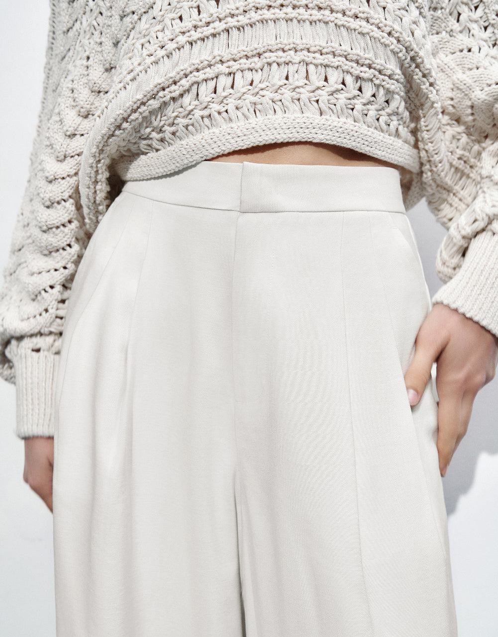 Loose Wide-Leg Pants