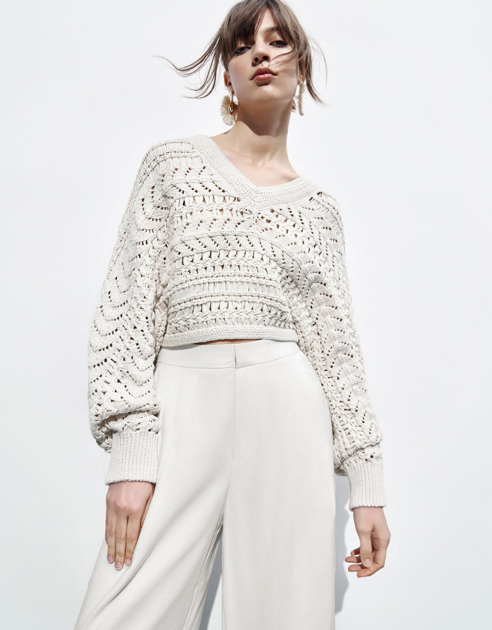 Loose Wide-Leg Pants