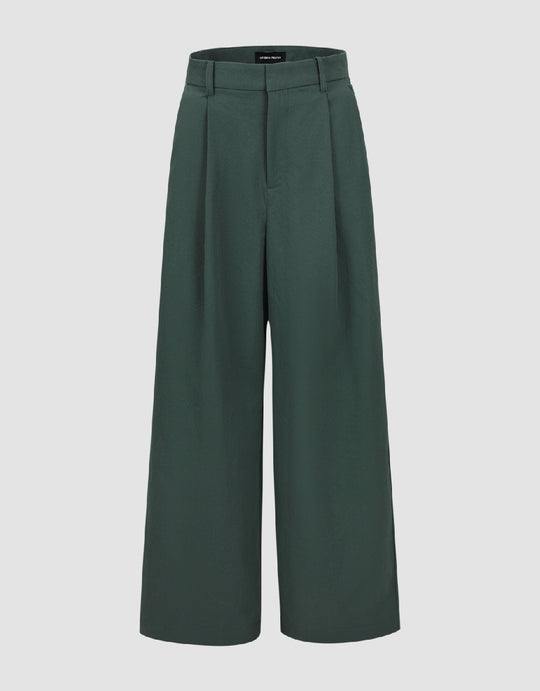 Loose Wide-Leg Pants