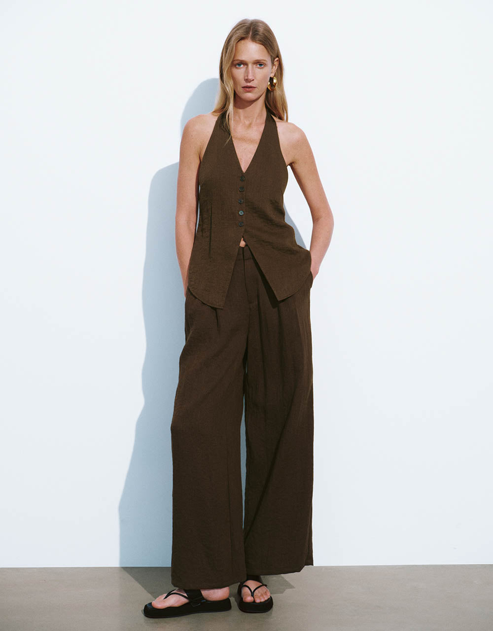 Oversized Wide-Leg Pants