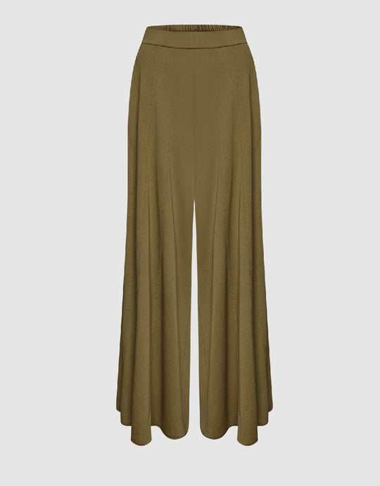 Knitted Oversized Wide-Leg Pants
