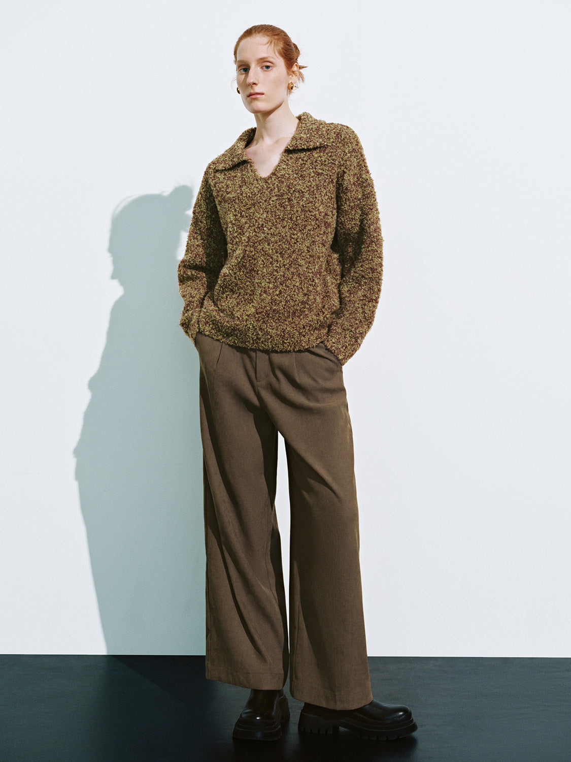 Regular Wide-Leg Pants