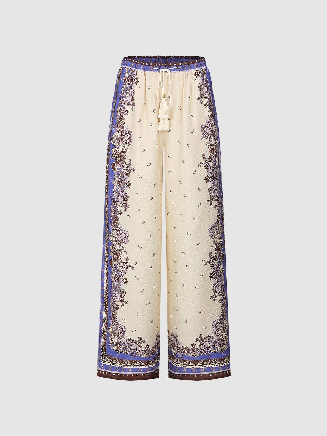 Floral Wide-Leg Pants