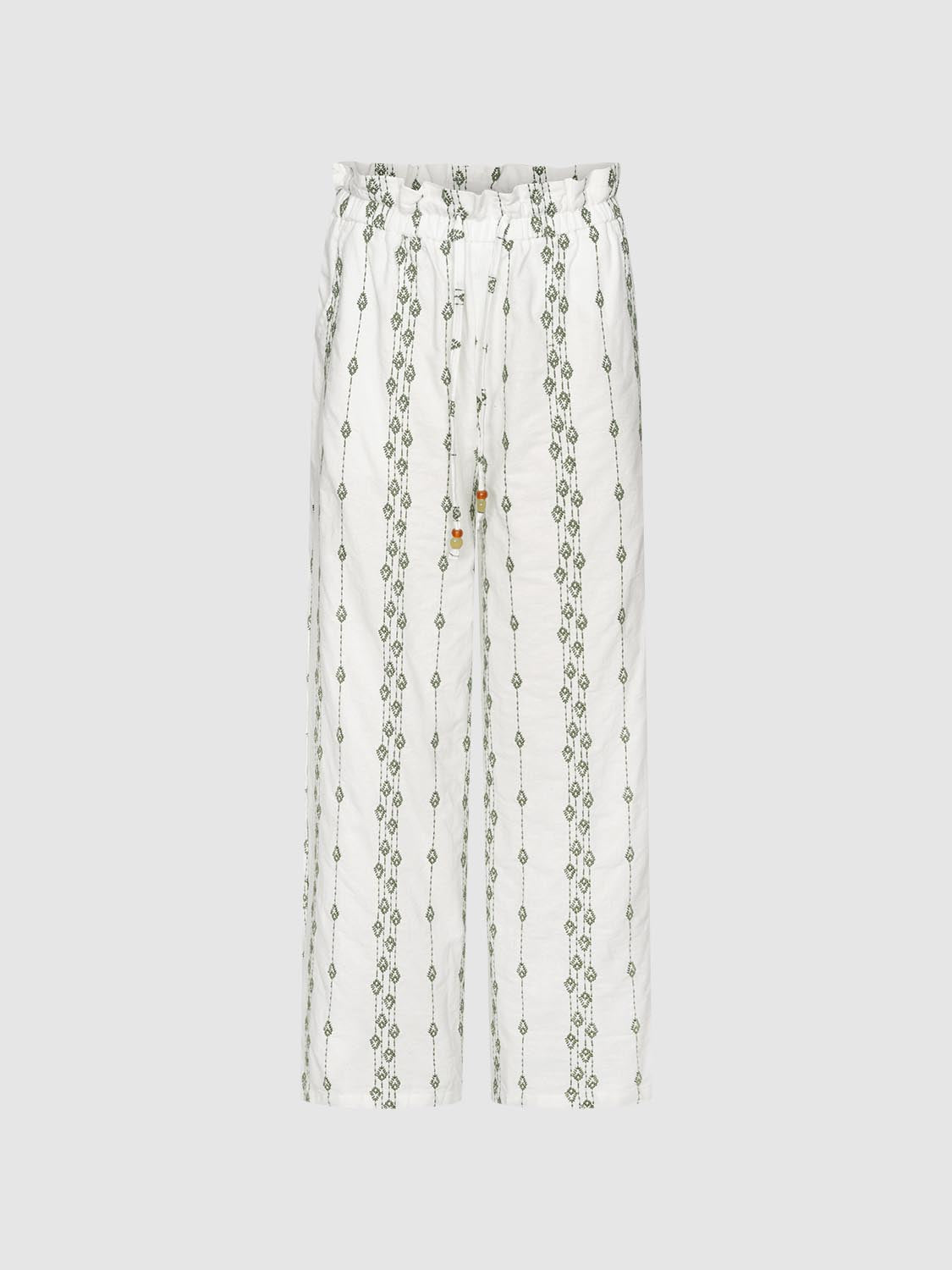 Drawstring Pull On Wide Leg Pants