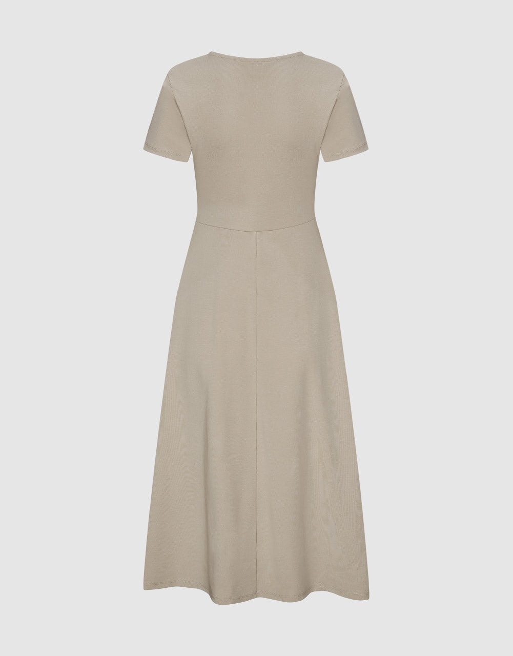 Standard Sleeve V-Neck A-Line Dress