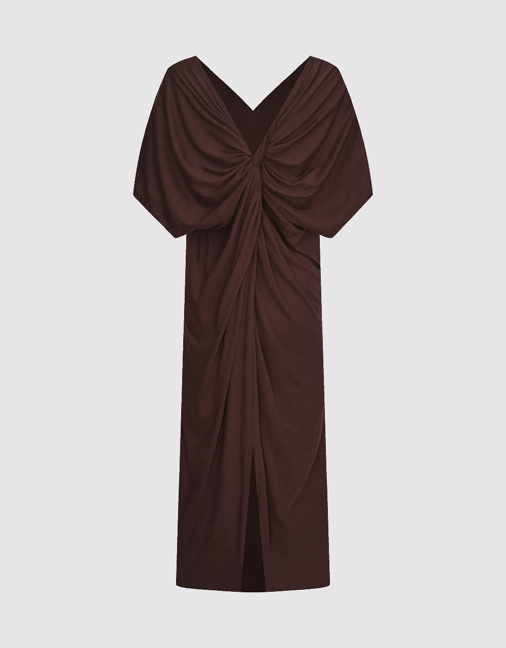 Dolman Sleeve V-Neck Dress