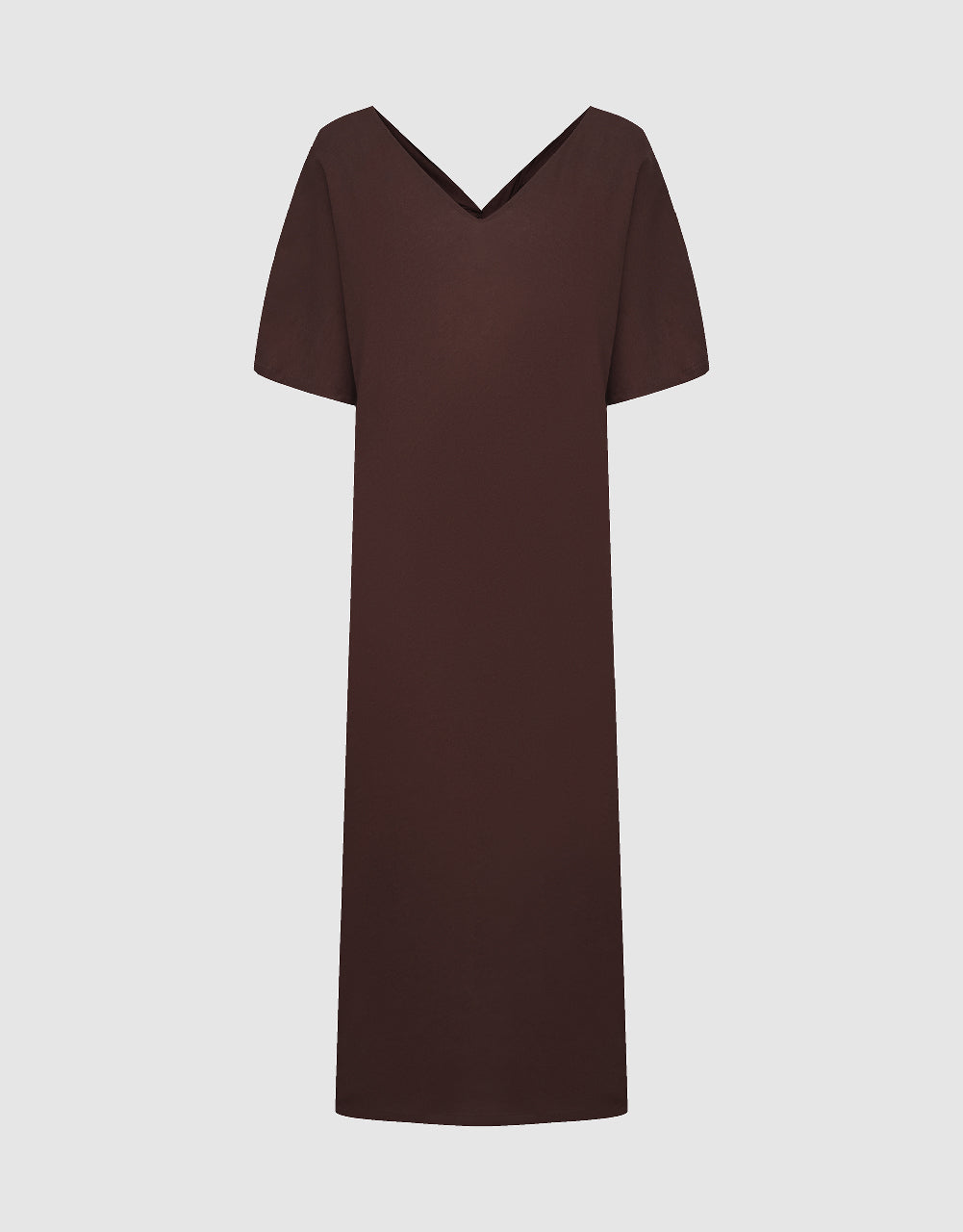 Dolman Sleeve V-Neck Dress