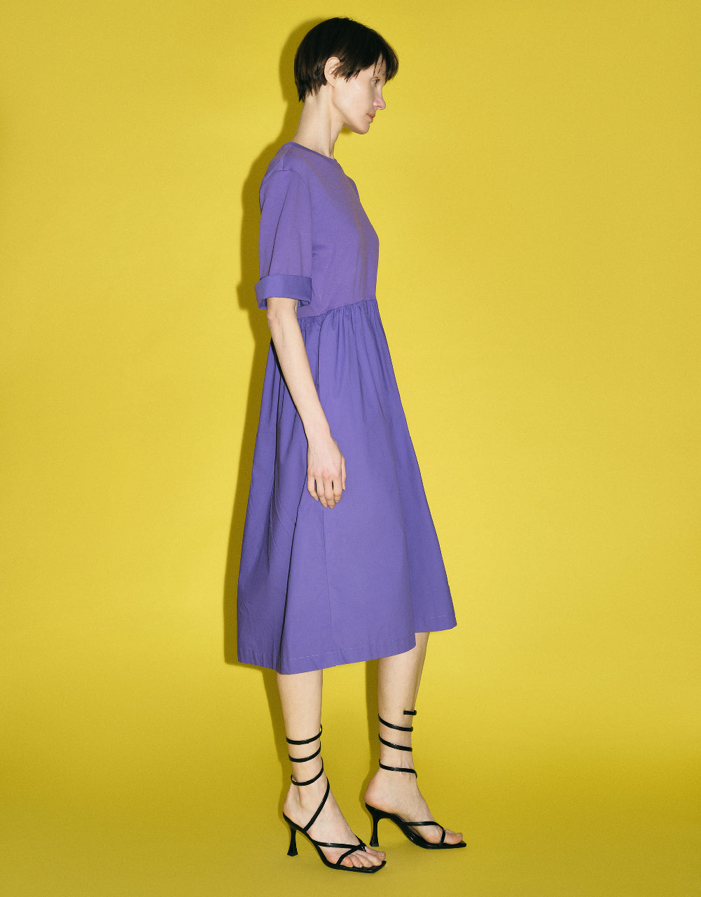 Crew Neck A-Line Dress