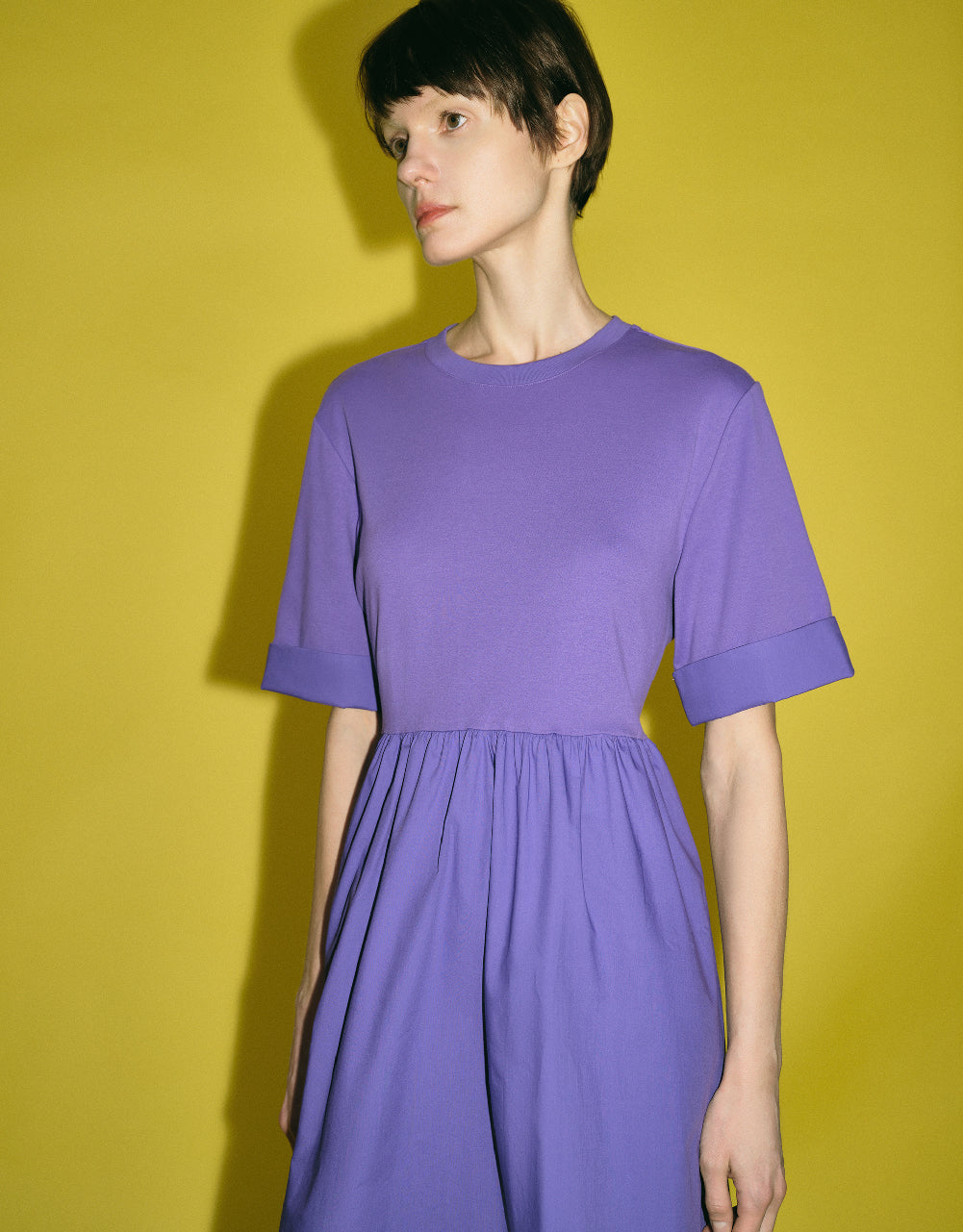 Crew Neck A-Line Dress