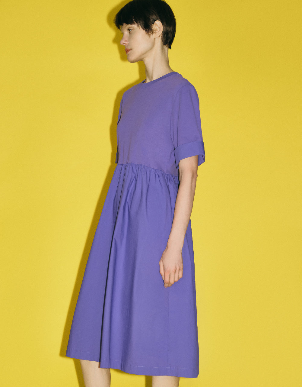 Crew Neck A-Line Dress