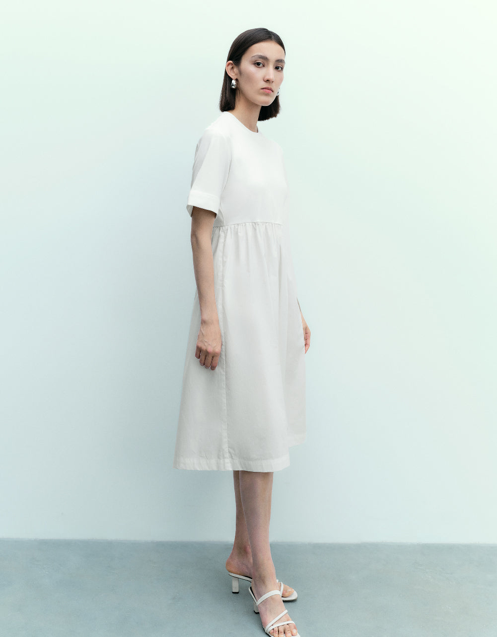 Crew Neck A-Line Dress