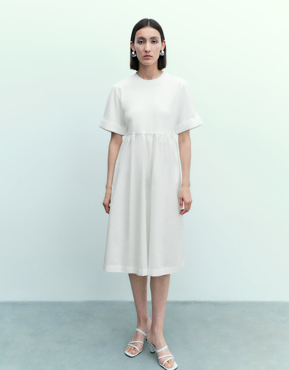 Crew Neck A-Line Dress