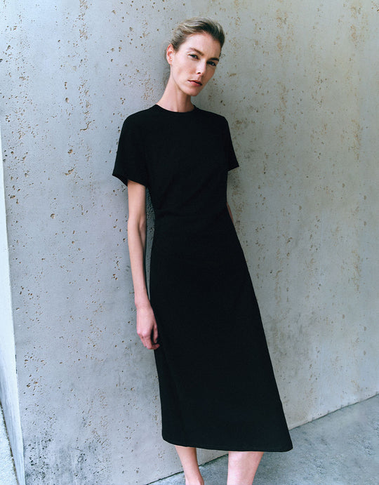 Crew Neck A-Line Dress