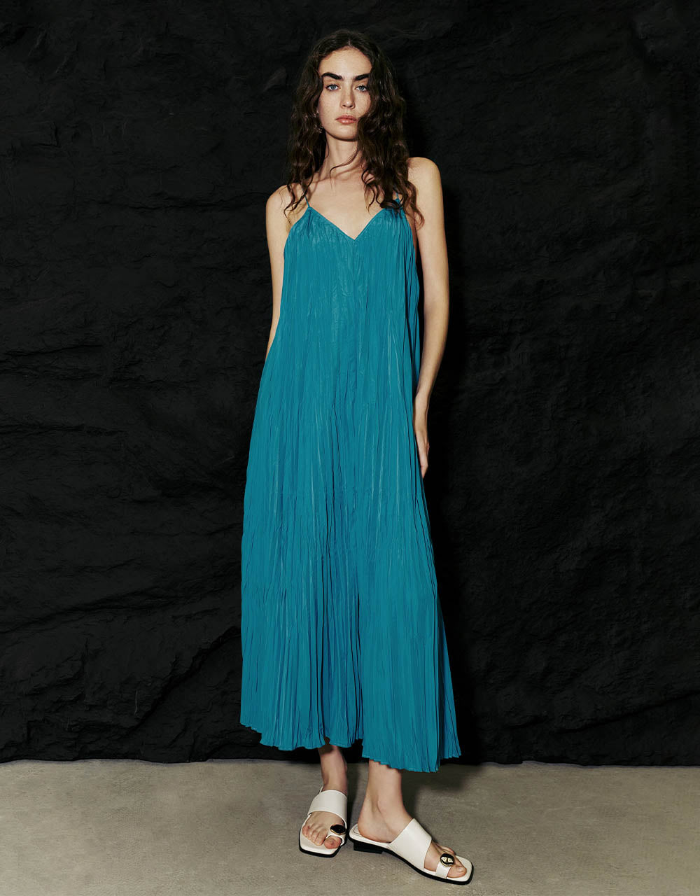 Halter Neck A-Line Dress