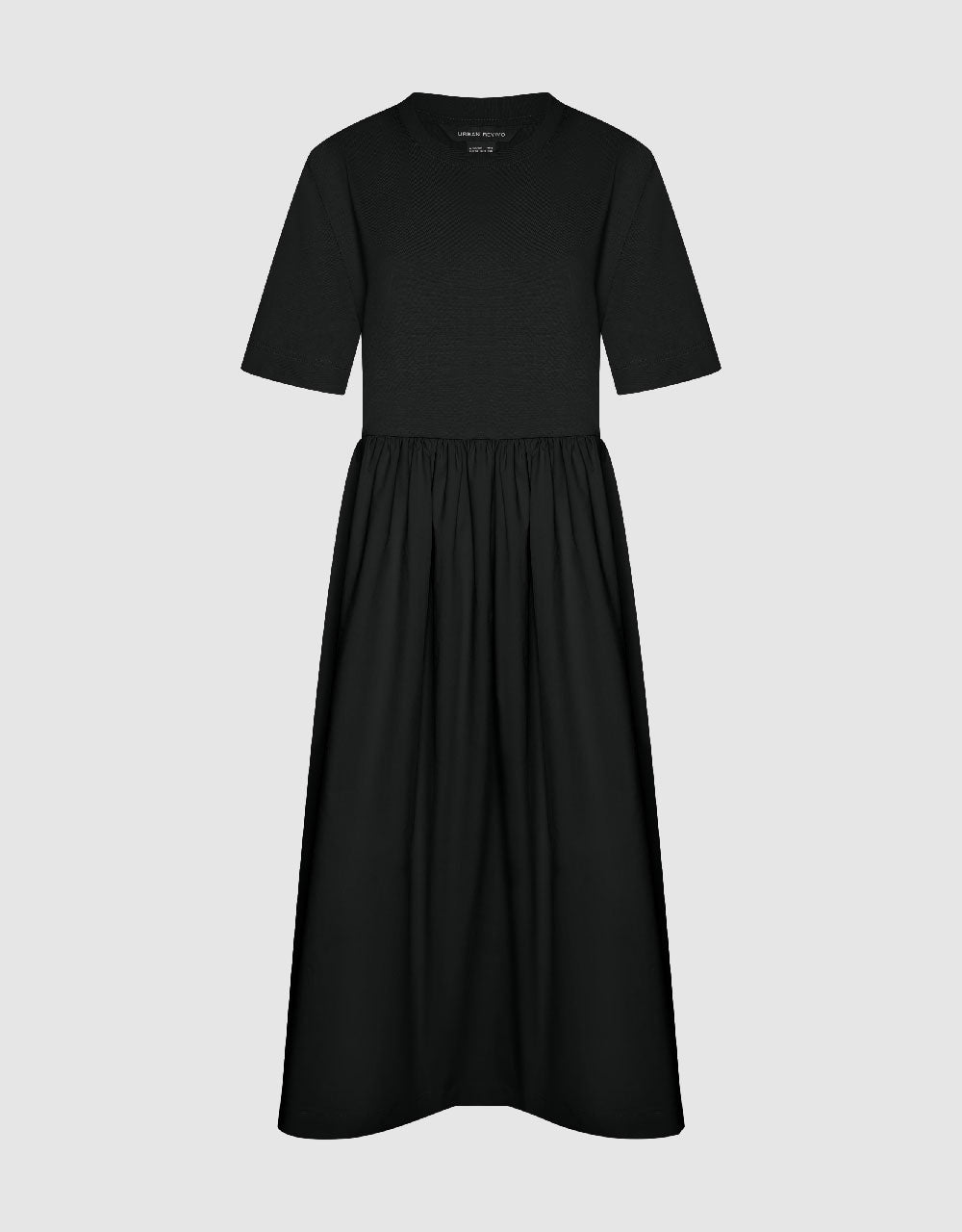 Crew Neck A-Line Dress