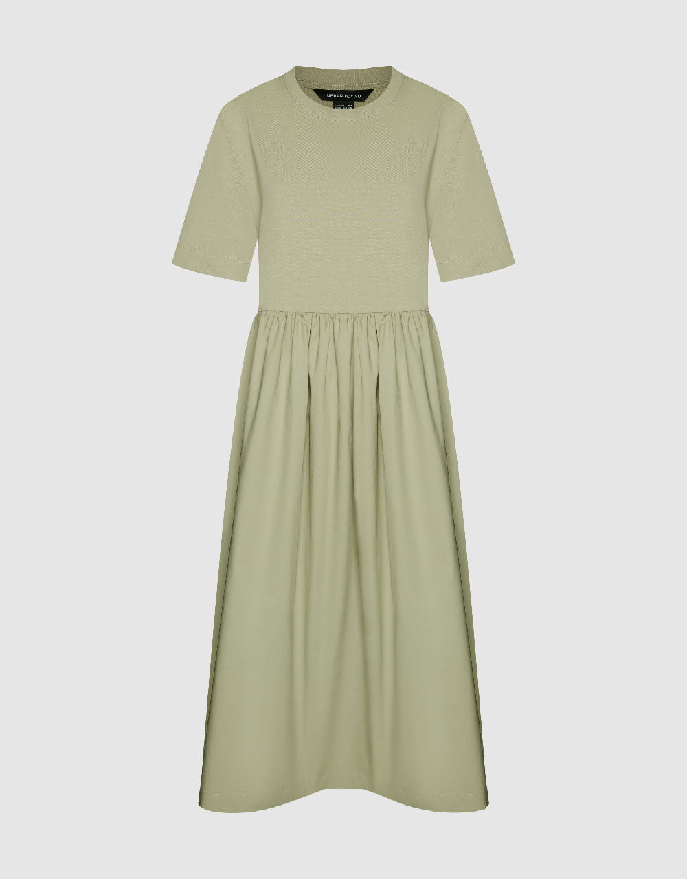 Crew Neck A-Line Dress