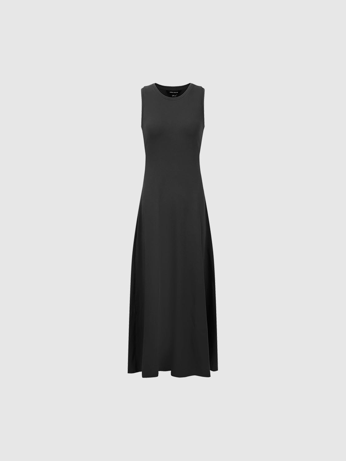 Sleeveless Crew Neck A-Line Dress