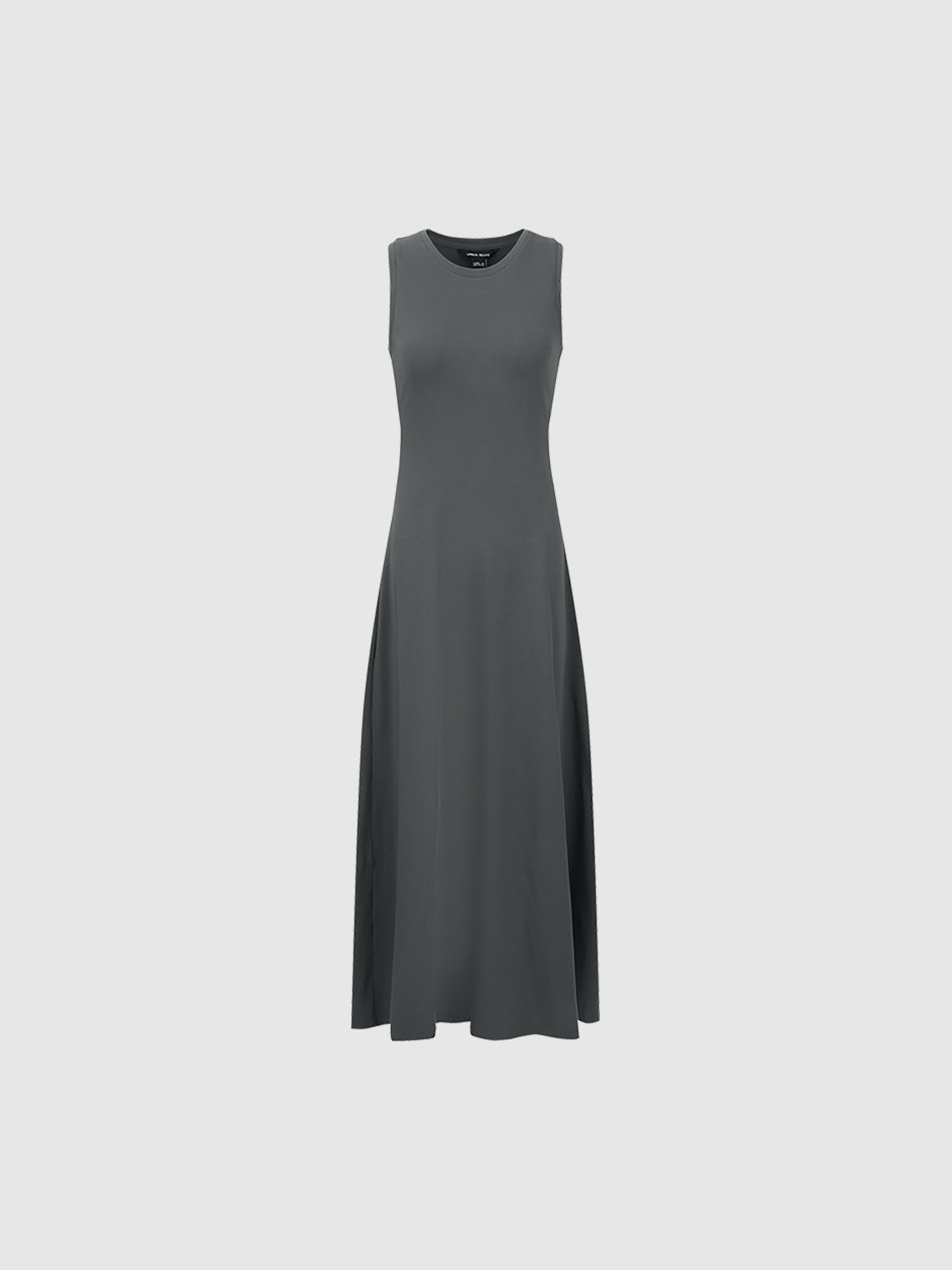 Sleeveless Crew Neck A-Line Dress