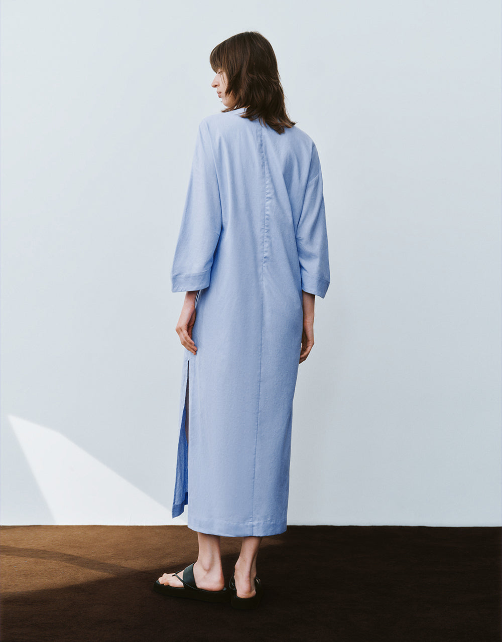 Surplice Front Straight Dress