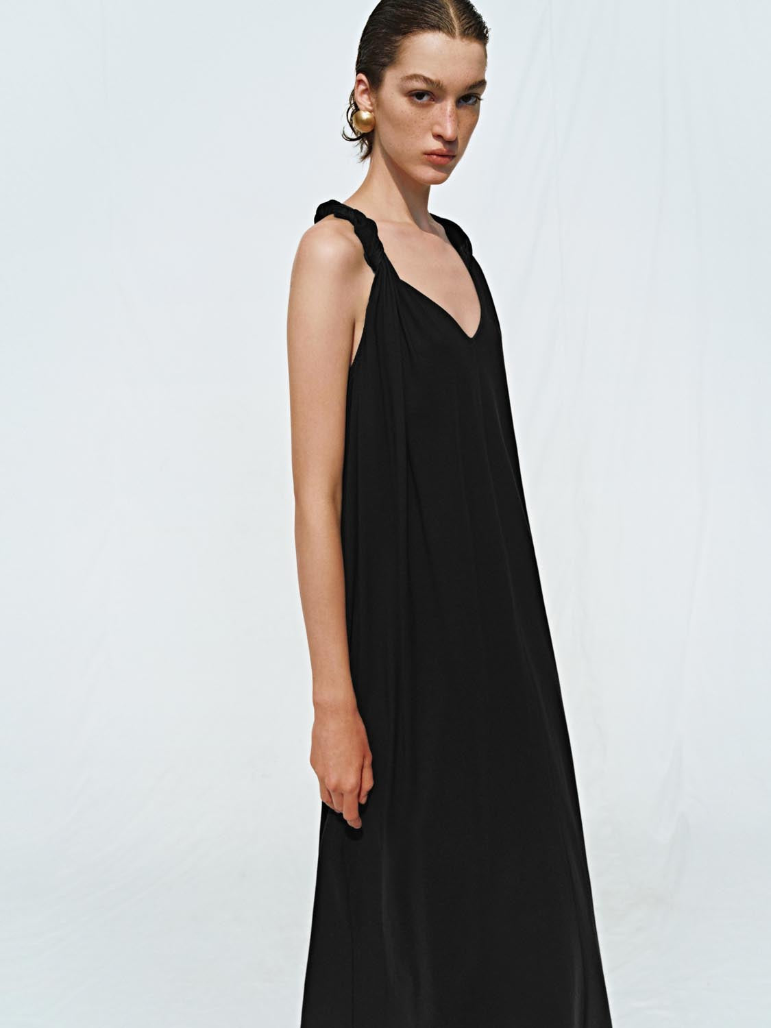 Sleeveless Loose A-Line Maxi Dresses