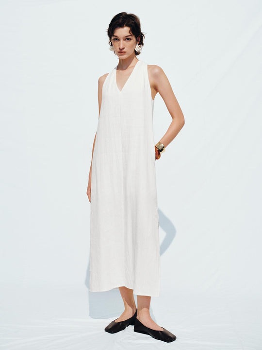 Sleeveless A-Line Maxi Dresses