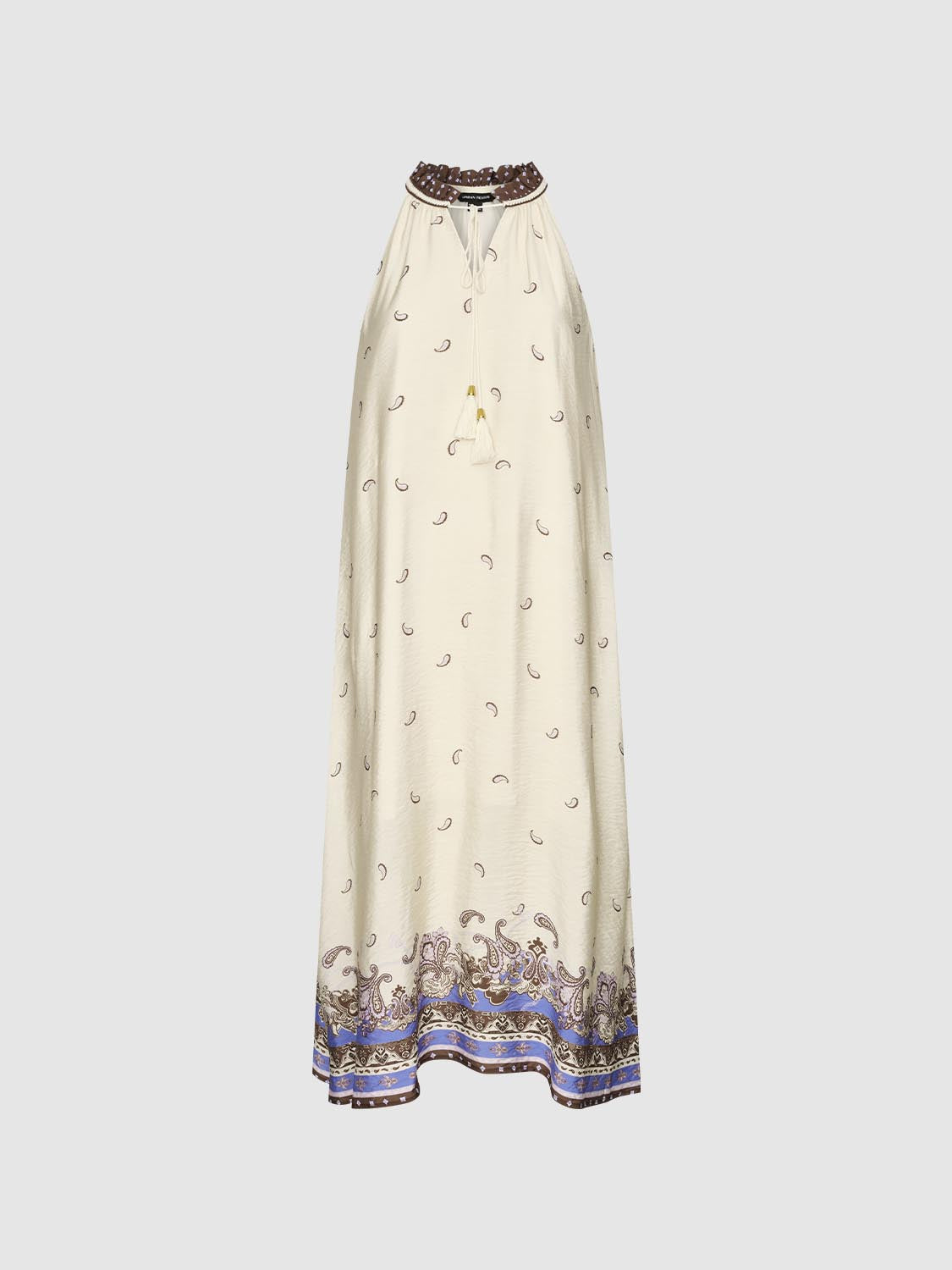 Halter Neck A-Line Maxi Dresses