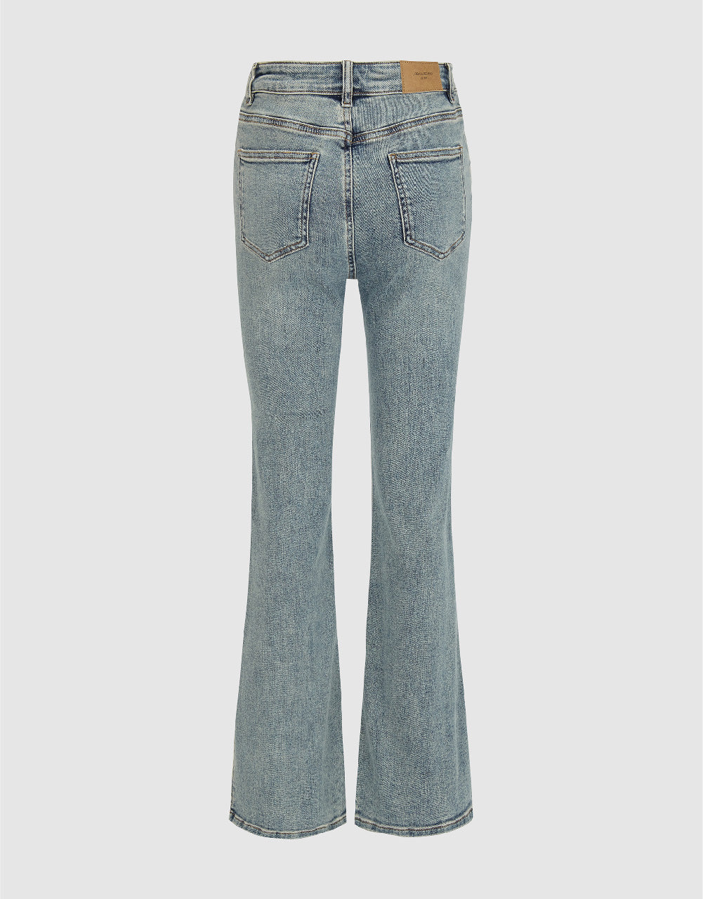 Split Hem Skinny Flare Jeans
