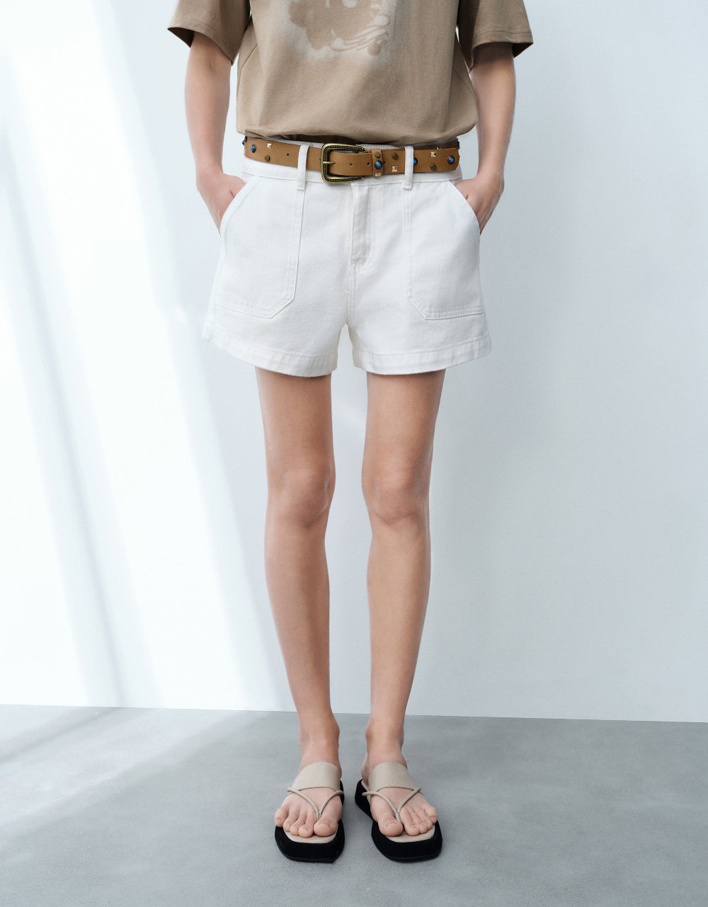 Loose Denim Shorts